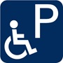 Piktogramm Behinderten Parkplatz